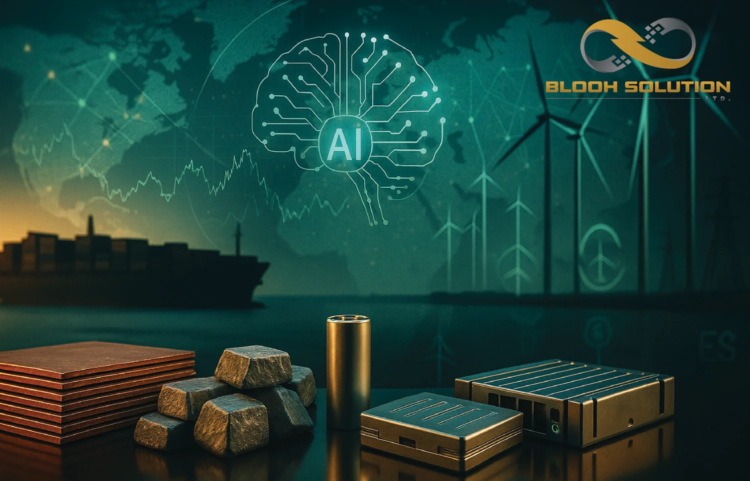 BLOOH Solution KI-Technologie und nachhaltige Infrastruktur für resiliente Rohstoffmärkte und Lieferketten